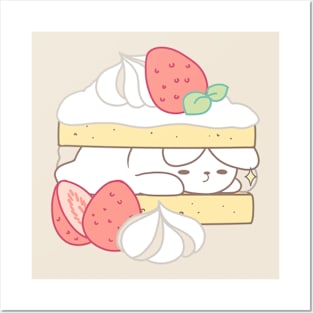 Cute Rabbit Sweet Dreams Inside Bunnyberry Shortcake Posters and Art